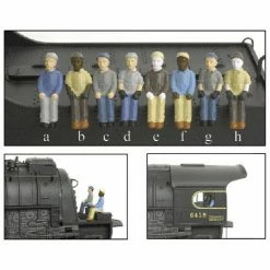 Broadway Limited Imports HO Engineer/Fireman A (a&b) (2) for Scenery & Accessories