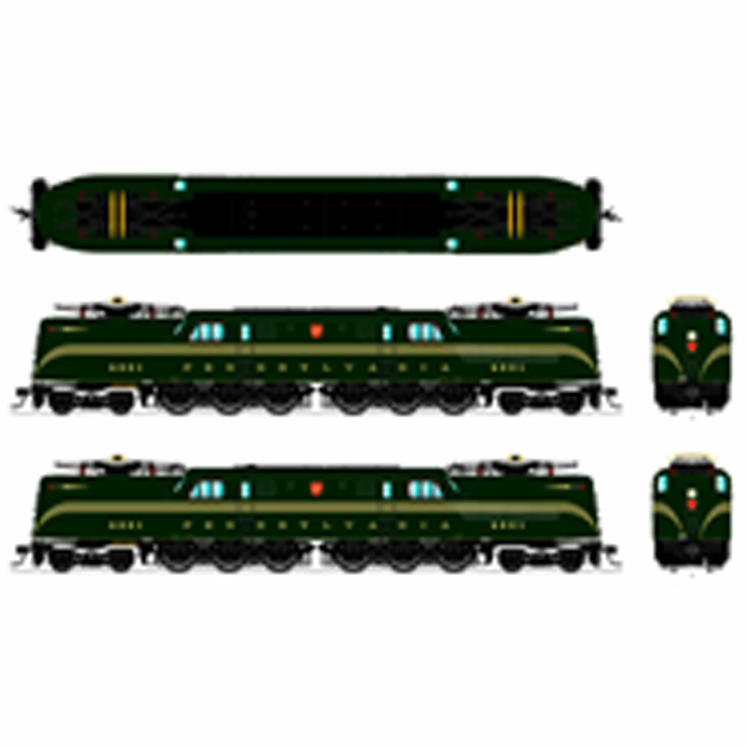 Broadway Limited Imports N GG1 w DCC & Paragon 3 PRR #4816 for Locomotives 3 Broadway Limited Imports N GG1 w DCC & Paragon 3 PRR #4816 for Locomotives