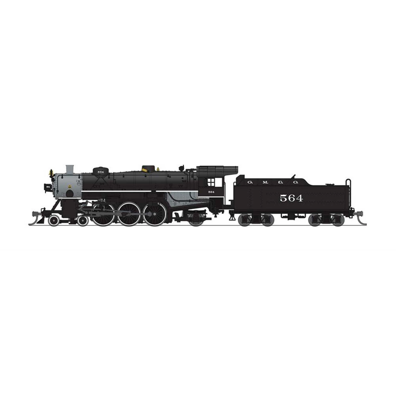 Broadway Limited Imports N Paragon3 USRA Light Pacific 4-6-2, GM&O #564 for Locomotives 3 Broadway Limited Imports N Paragon3 USRA Light Pacific 4-6-2, GM&O #564 for Locomotives