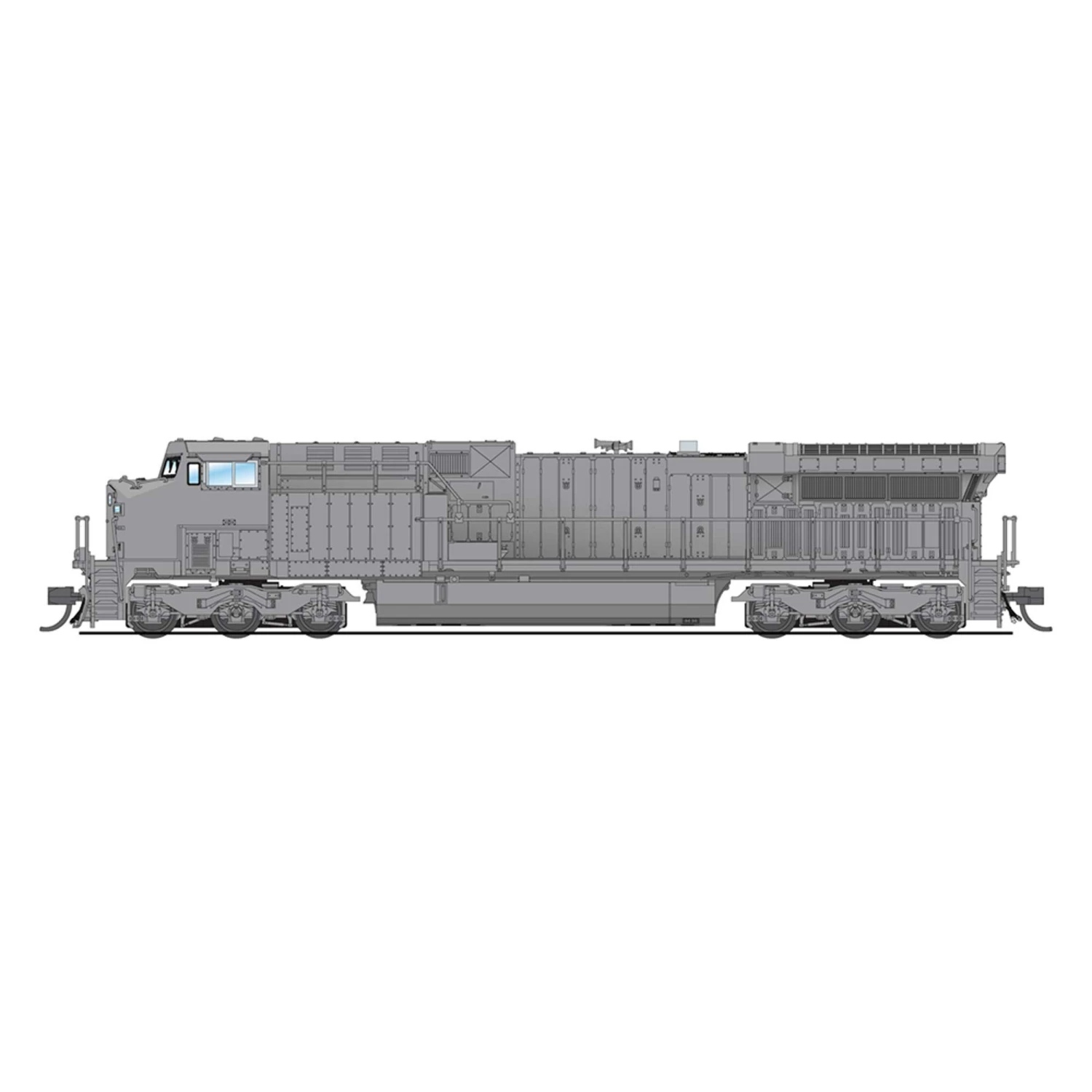 Broadway Limited Imports N GE AC6000 Paragon3, CSX Unpainted for Locomotives 3 Broadway Limited Imports N GE AC6000 Paragon3, CSX Unpainted for Locomotives