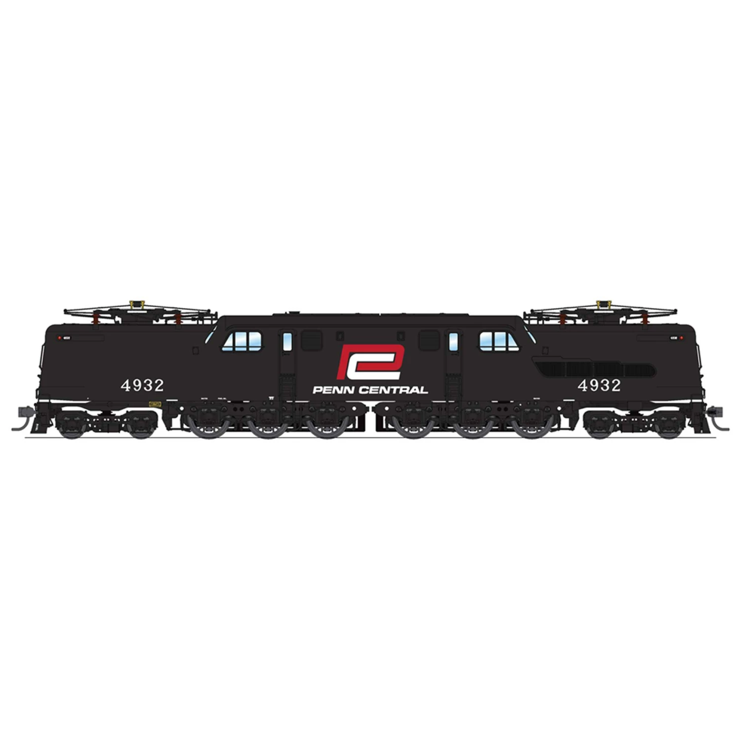 Broadway Limited Imports HO GG1 Electric Paragon3, PC #4932 for Locomotives 3 Broadway Limited Imports HO GG1 Electric Paragon3, PC #4932 for Locomotives