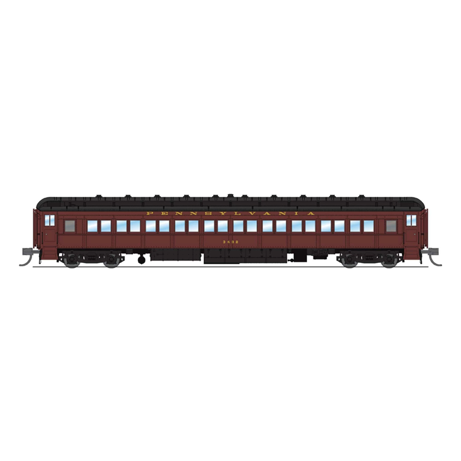 Broadway Limited Imports 6519 PRR P70R, with Ice AC, 1945-1948, 2-pack B, N for Passenger Cars 3 Broadway Limited Imports 6519 PRR P70R, with Ice AC, 1945-1948, 2-pack B, N for Passenger Cars