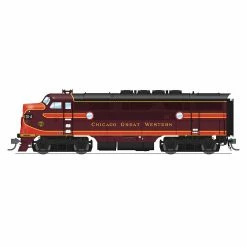 Broadway Limited Imports HO EMD F3 Paragon4, CGW #101A/101B for Locomotives
