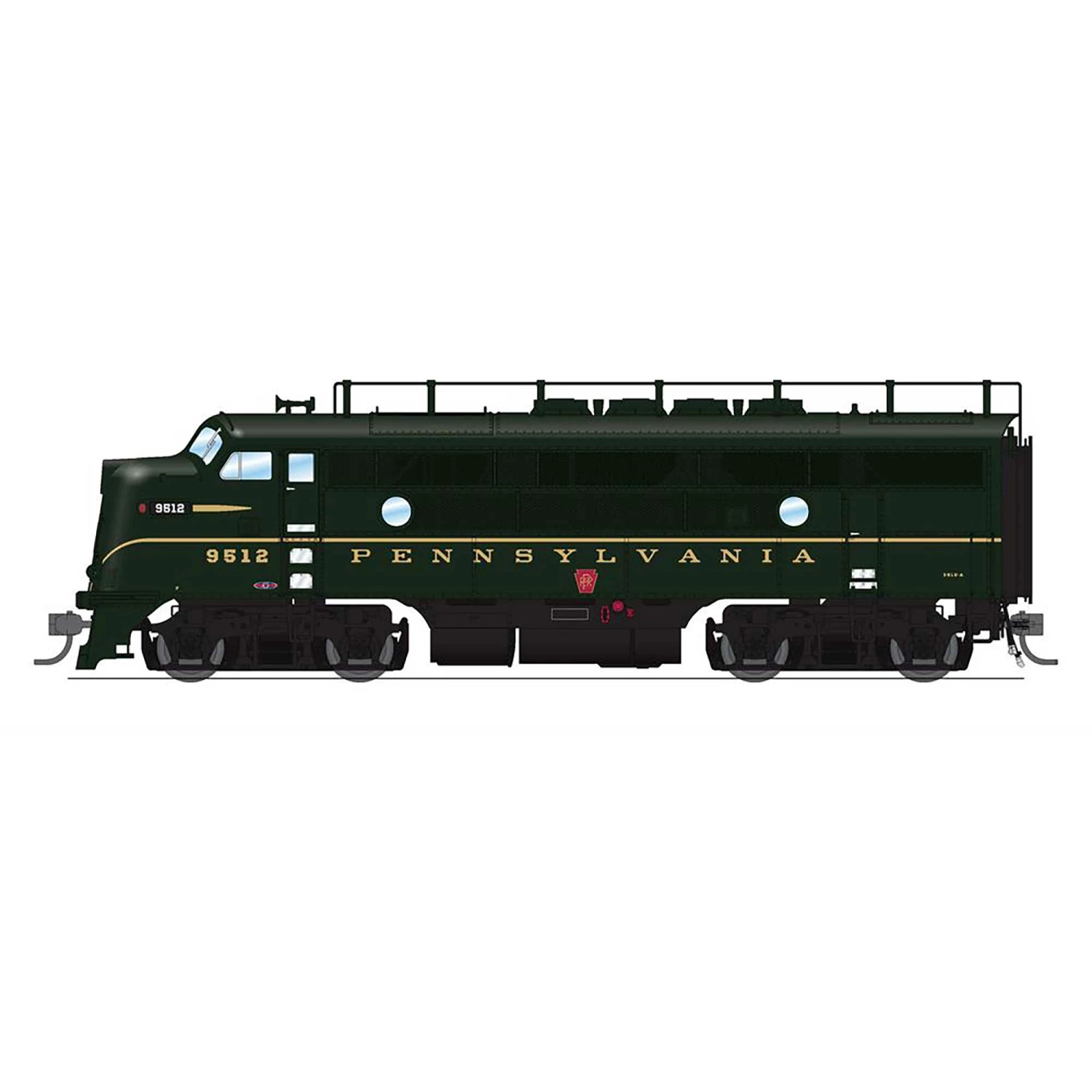 Broadway Limited Imports HO EMD F3 Paragon4, PRR #9512A/9512B for Locomotives 3 Broadway Limited Imports HO EMD F3 Paragon4, PRR #9512A/9512B for Locomotives