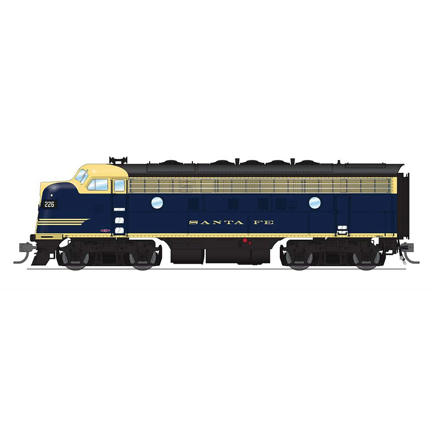 Broadway Limited Imports HO EMD F7 Paragon4, ATSF #226L/226A for Locomotives 3 Broadway Limited Imports HO EMD F7 Paragon4, ATSF #226L/226A for Locomotives