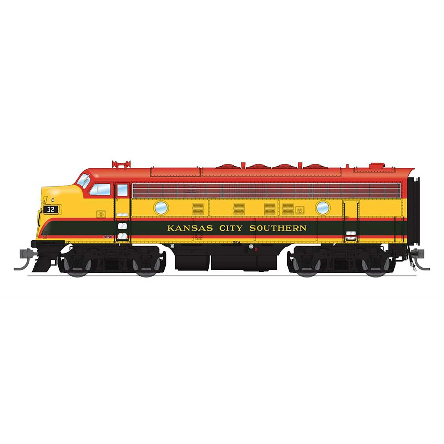 Broadway Limited Imports HO EMD F7 Paragon4, KCS #32A/32B for Locomotives 3 Broadway Limited Imports HO EMD F7 Paragon4, KCS #32A/32B for Locomotives
