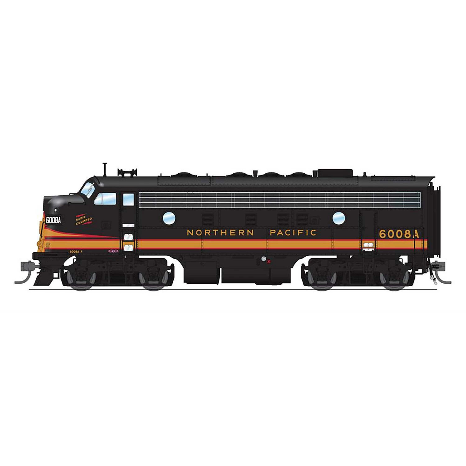 Broadway Limited Imports HO EMD F7 Paragon4, NP #6008D for Locomotives 3 Broadway Limited Imports HO EMD F7 Paragon4, NP #6008D for Locomotives