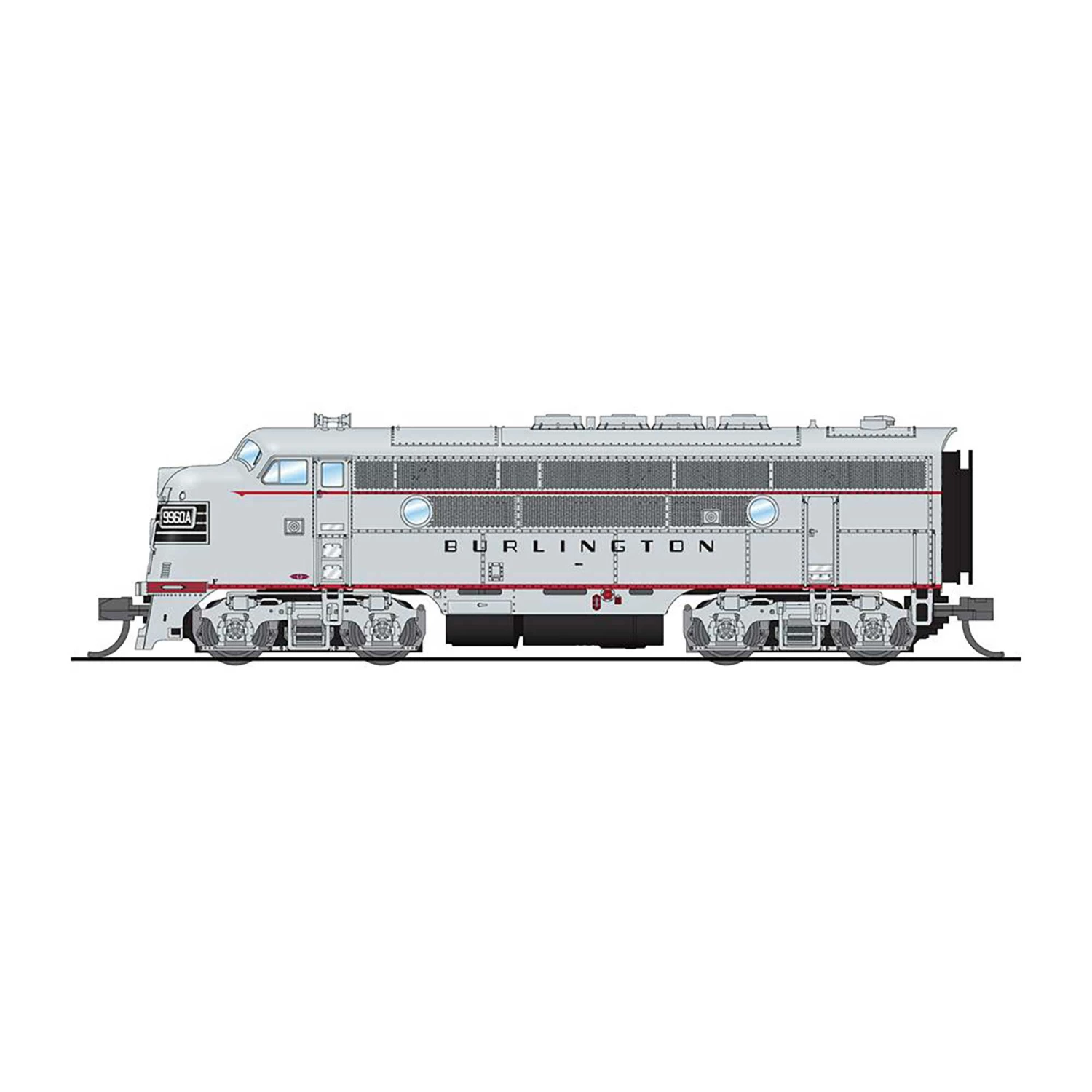 Broadway Limited Imports N EMD F3 Paragon4, CBQ #9960A/9960B for Locomotives 3 Broadway Limited Imports N EMD F3 Paragon4, CBQ #9960A/9960B for Locomotives