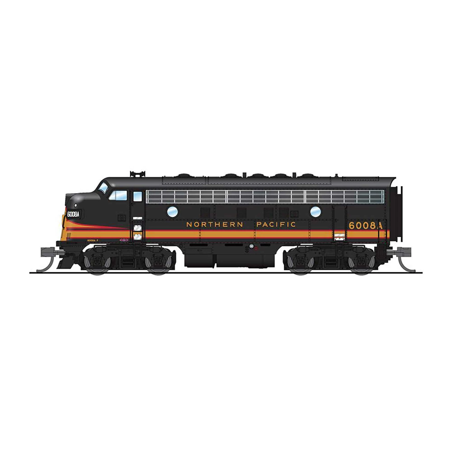 Broadway Limited Imports N EMD F7 Paragon4, NP #6008D for Locomotives 3 Broadway Limited Imports N EMD F7 Paragon4, NP #6008D for Locomotives