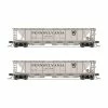 Broadway Limited Imports N H32 Covered Hopper, PRR (2-pack A) for Freight Cars 2 Broadway Limited Imports N H32 Covered Hopper, PRR (2-pack A) for Freight Cars -Broadway Limited Sales BLI7252 A0 FKABJ1JG