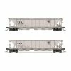 Broadway Limited Imports N H32 Covered Hopper, PRR (2-pack) for Freight Cars -Broadway Limited Sales BLI7254 A0 QMZB1L6Q