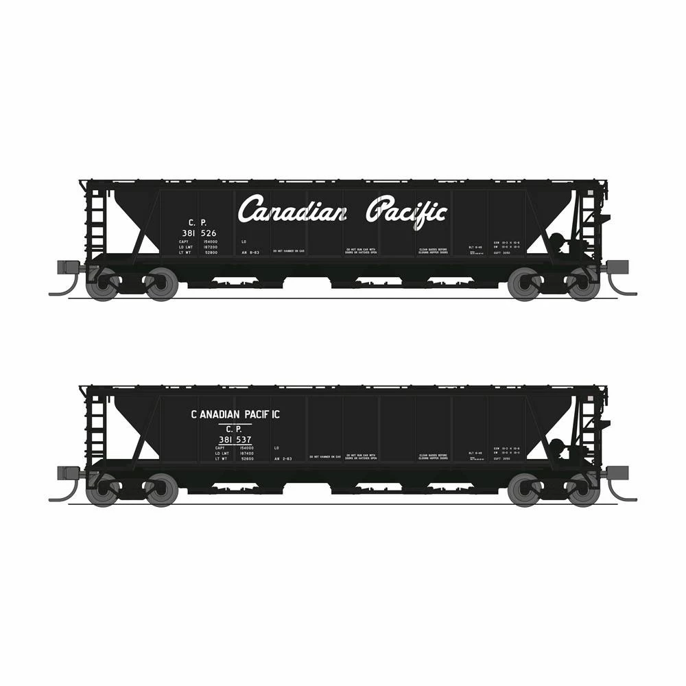 Broadway Limited Imports N H32 Covered Hopper, CP (2-pack) for Freight Cars 3 Broadway Limited Imports N H32 Covered Hopper, CP (2-pack) for Freight Cars