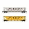 Broadway Limited Imports N H32 Covered Hopper, MILW (2-pack) for Freight Cars -Broadway Limited Sales BLI7262 A0 RR7N2CEN