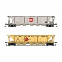 Broadway Limited Imports N H32 Covered Hopper, (2-pack) for Freight Cars